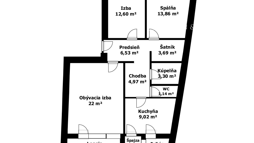 3-IZBOVÝ BYT NA PREDAJ | 80 m² | BRATISLAVA, STARÉ MESTO
