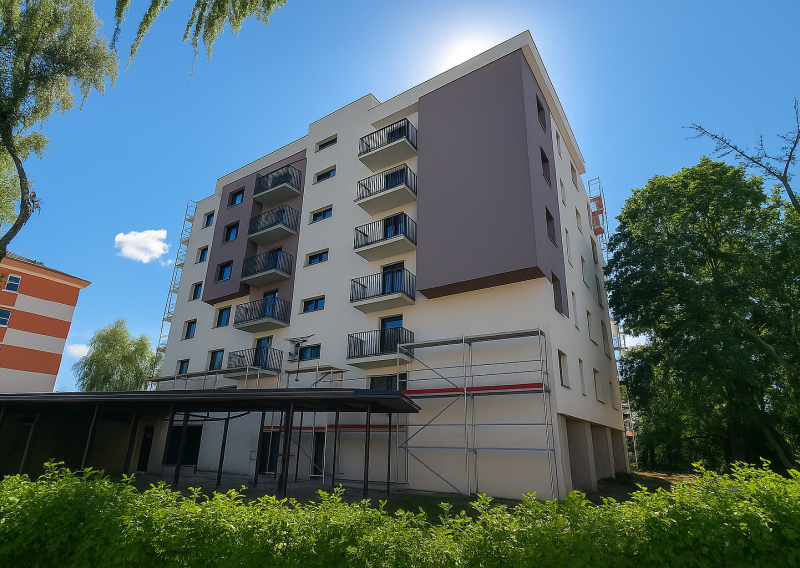SKOLAUDOVANÉ - Nový 2 izb. byt v centre na okraji pešej zóny na ul. Popradskej brigády, Poprad